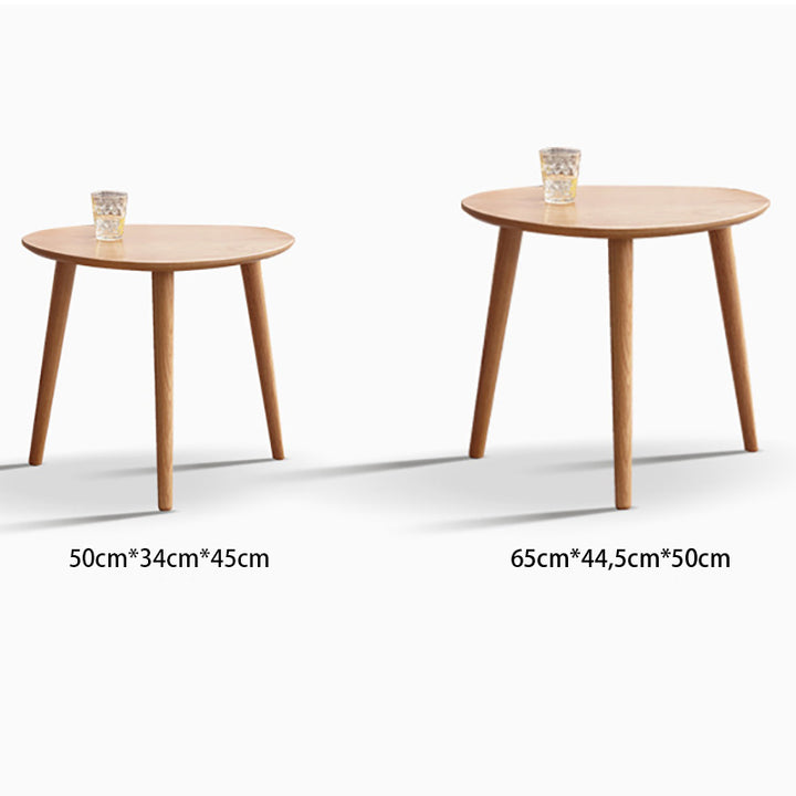 Ensemble de 2 tables basses gigognes chêne Hélosie - Fainko