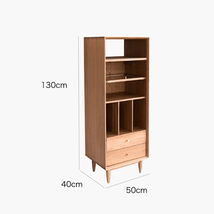 Bibliotheque en bois de chêne Idan - Fainko