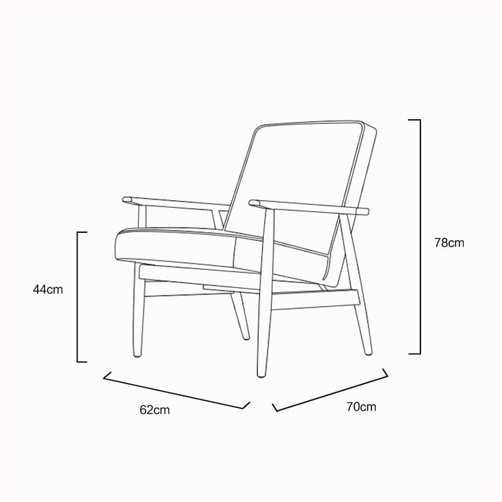 Fauteuil vintage Leiro - Fainko