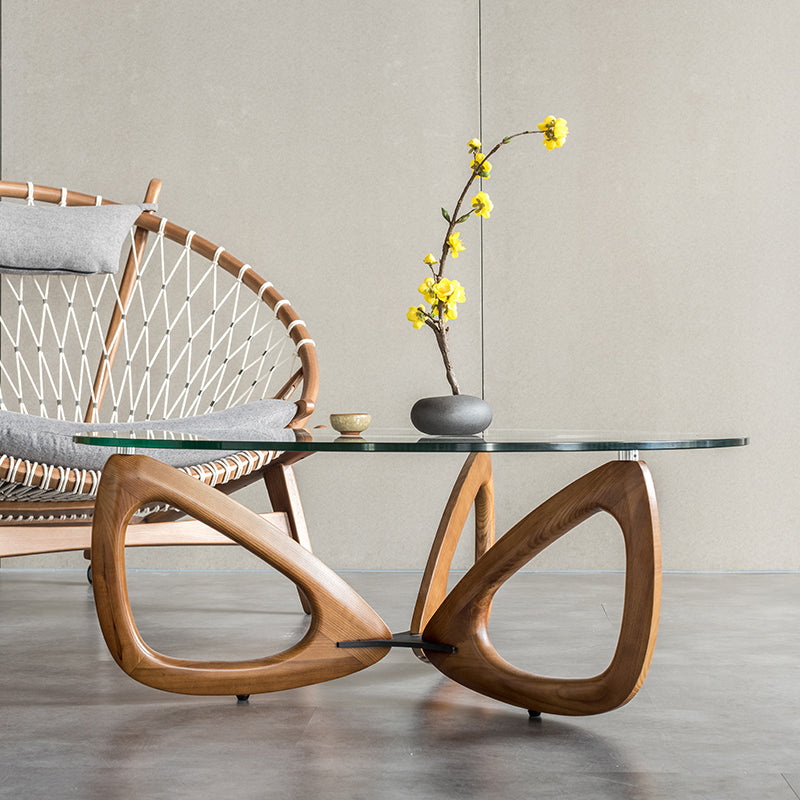 Table basse En Verre Pétale - Fainko