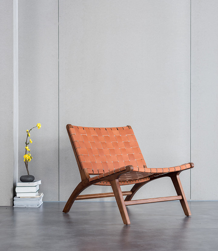 Chaise Lounge Maans en simili cuir - Fainko