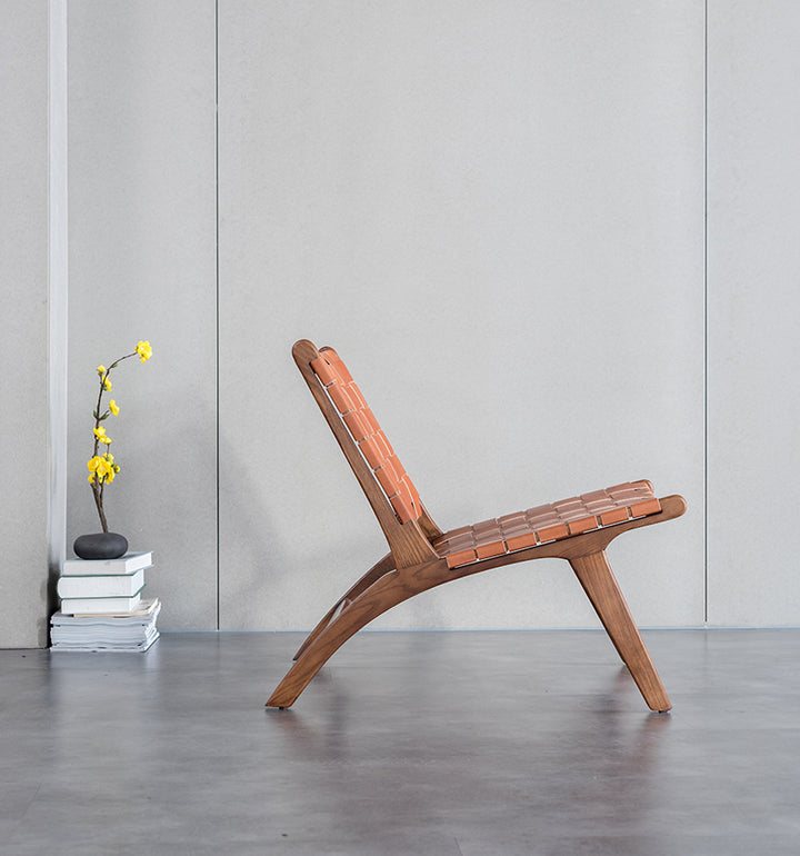 Chaise Lounge Maans en simili cuir - Fainko