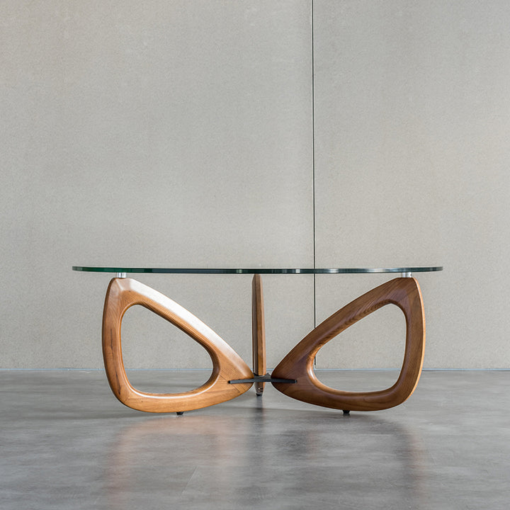 Table basse En Verre Pétale - Fainko