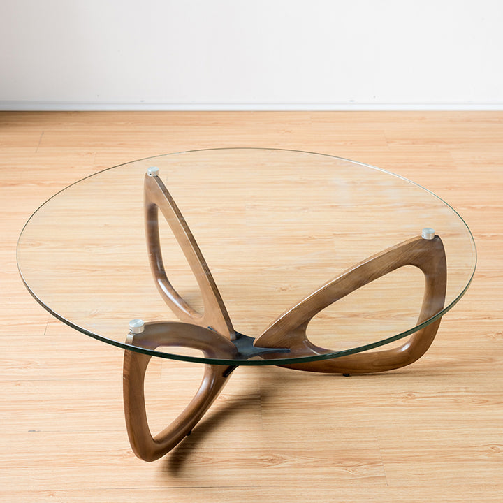 Table basse En Verre Pétale - Fainko