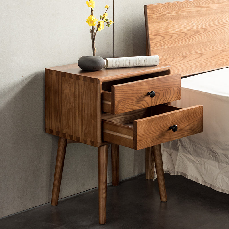 Table de chevet Crescent 2 Tiroirs - Fainko