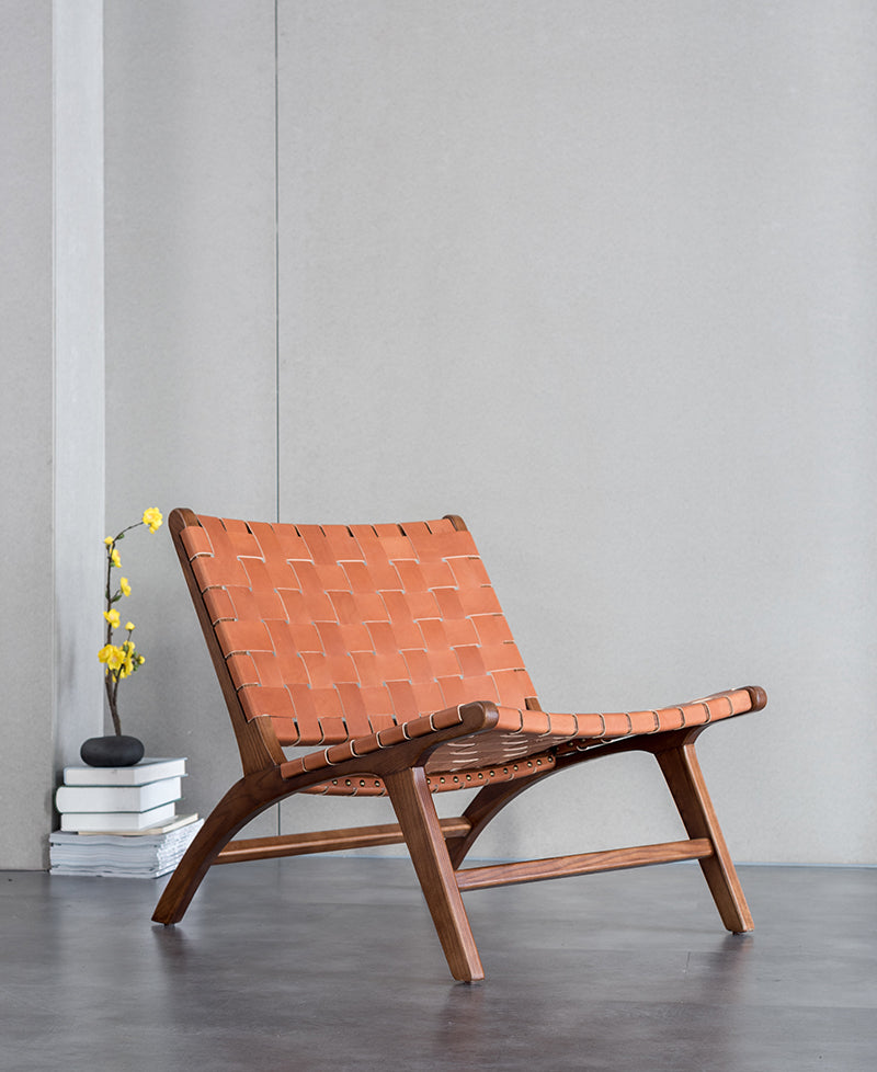 Chaise Lounge Maans en simili cuir - Fainko
