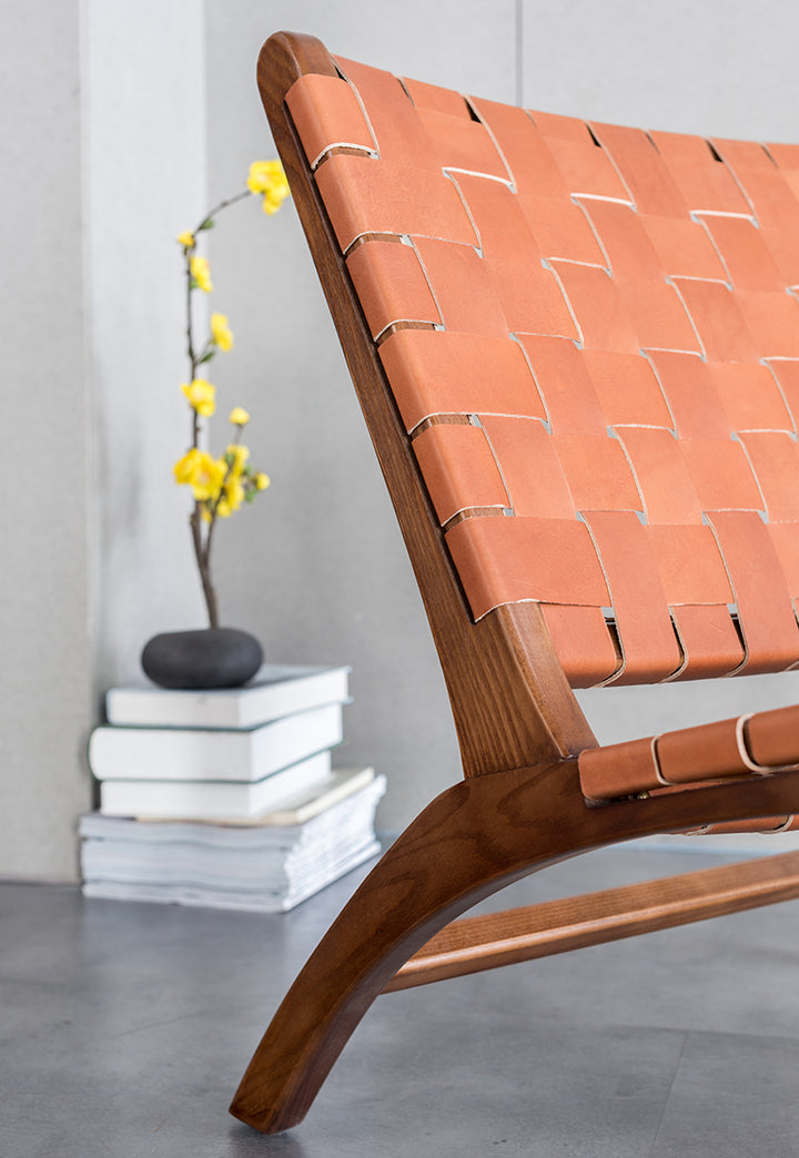 Chaise Lounge Maans en simili cuir - Fainko