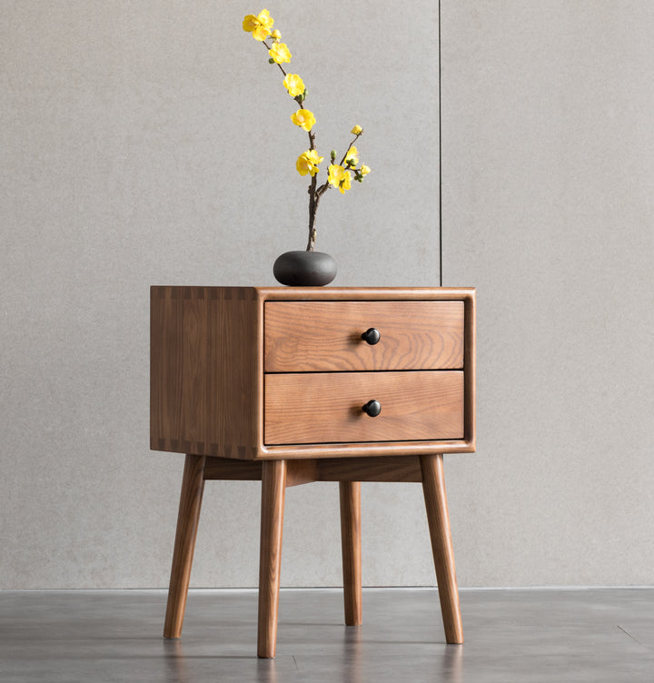 Table de chevet Crescent 2 Tiroirs - Fainko