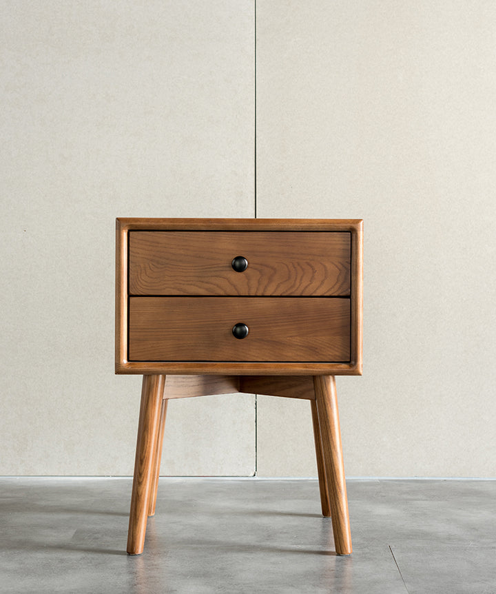 Table de chevet Crescent 2 Tiroirs - Fainko