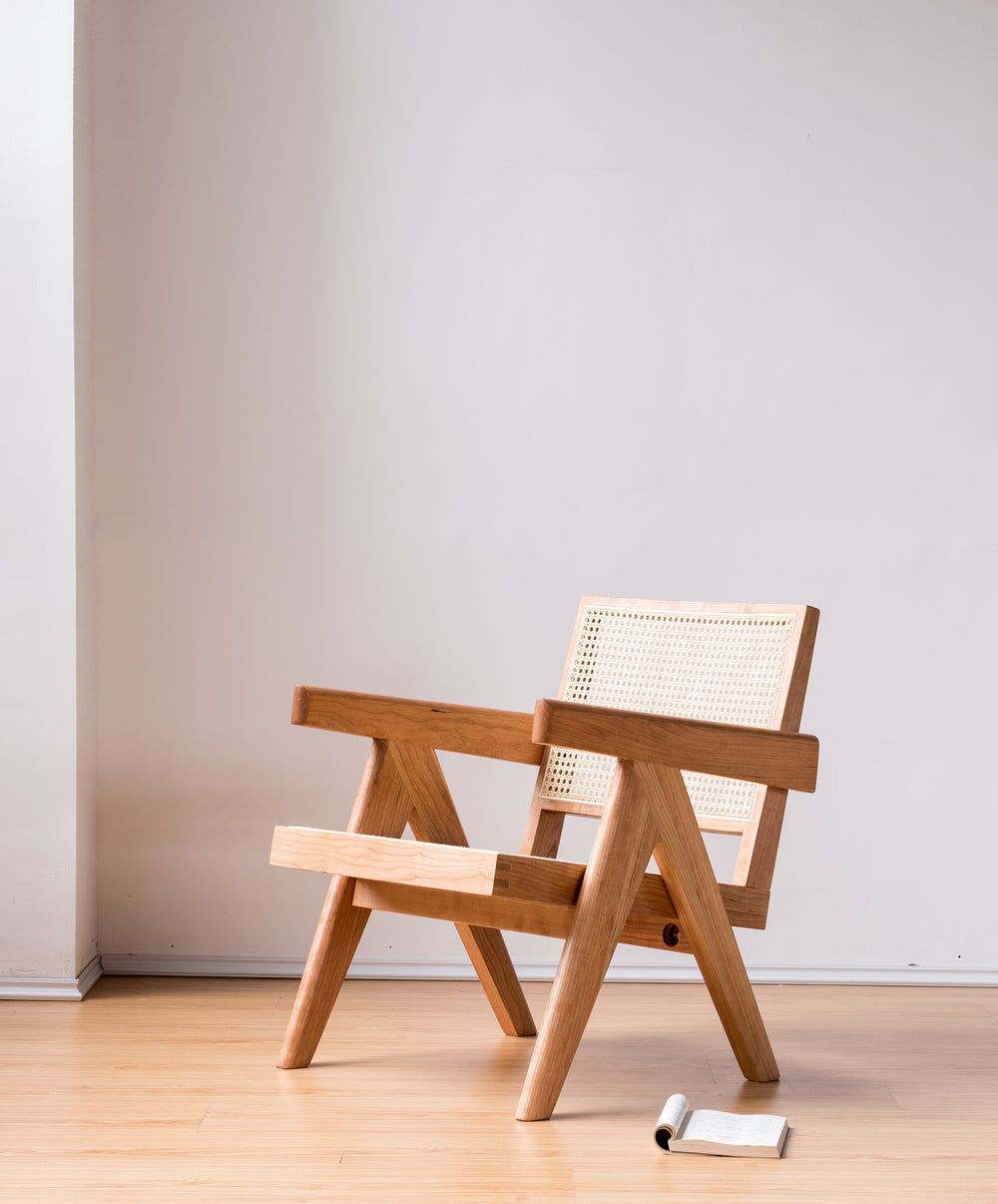 Fauteuil Chandy Easy  en ceriser - Fainko