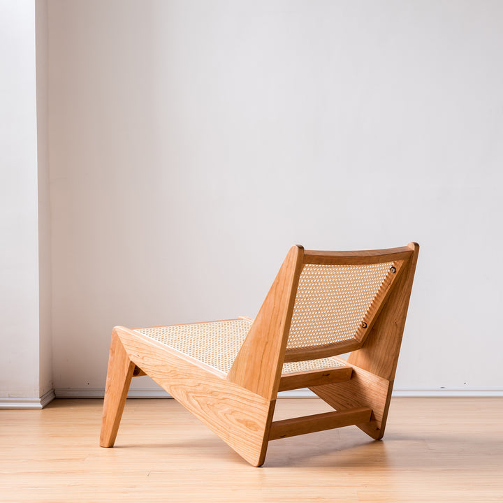 Fauteuil Chandy Kangaroo en bois de cerisier - Fainko