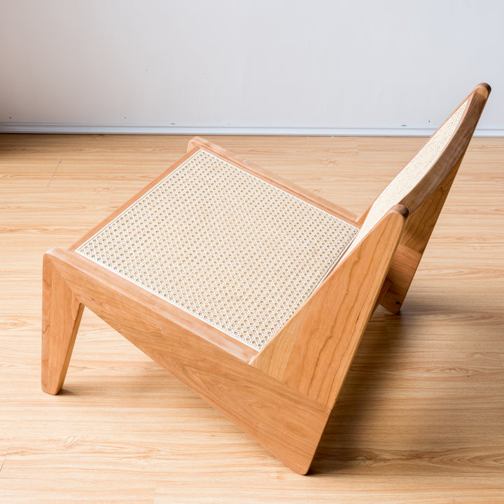 Fauteuil Chandy Kangaroo en bois de cerisier - Fainko