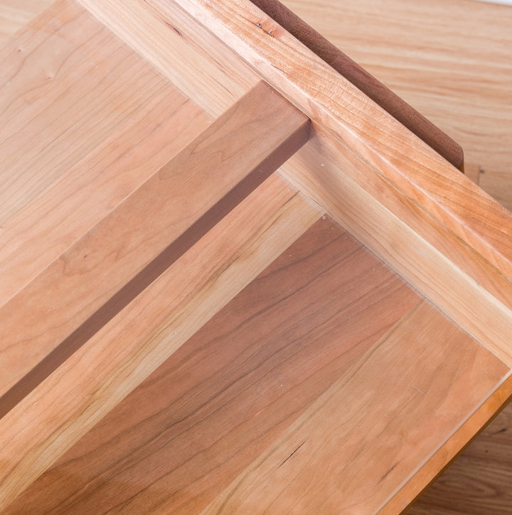 Table basse Chandy en bois de ceriser - Fainko