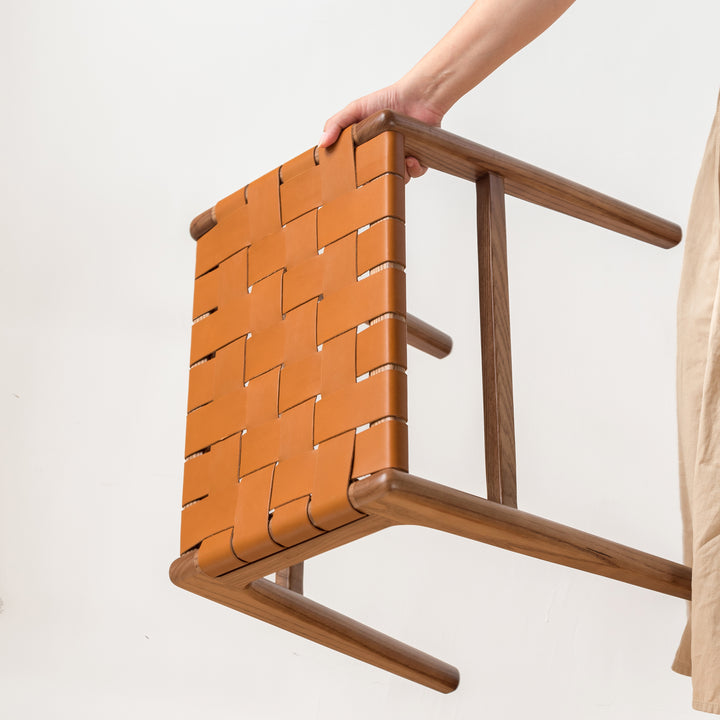 Tabouret Maans en cuir - Fainko
