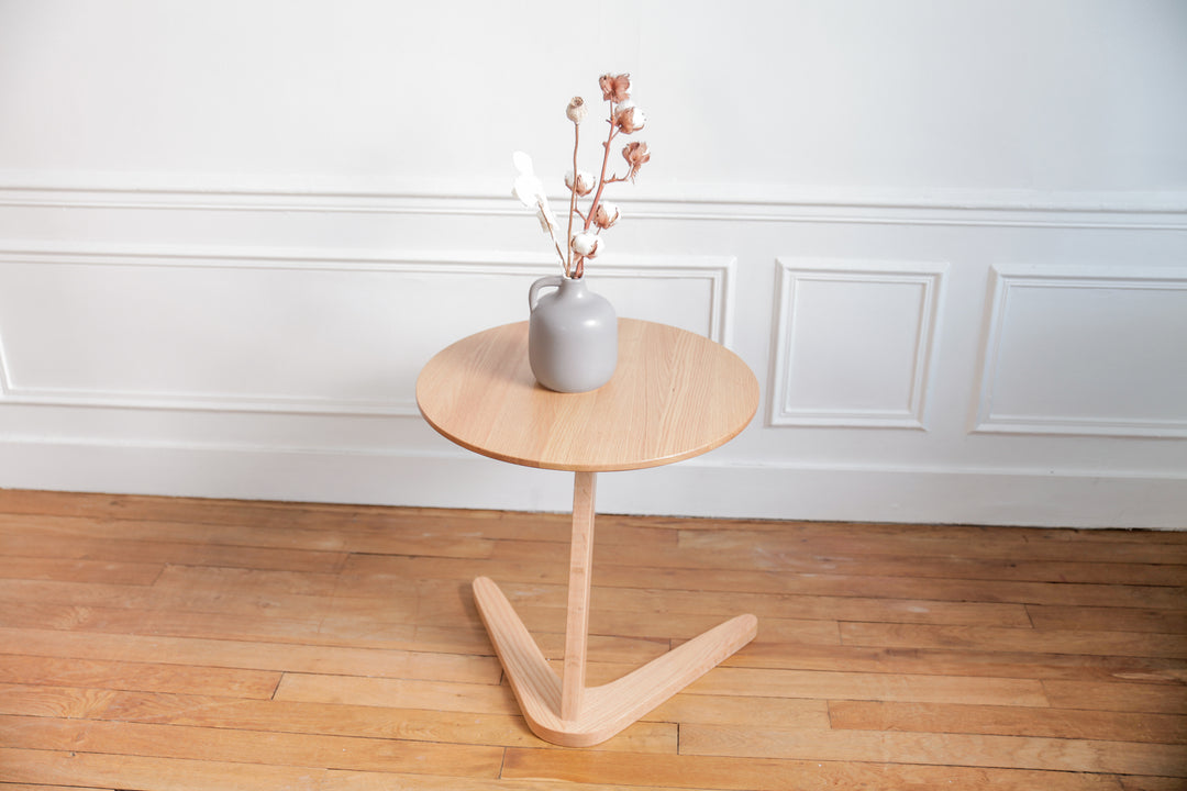 Table d'appoint Vicci en bois de Chêne - Fainko