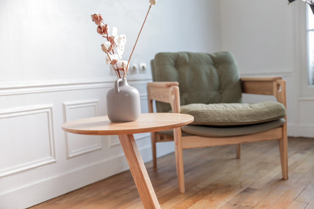 Table d'appoint Vicci en bois de Chêne - Fainko