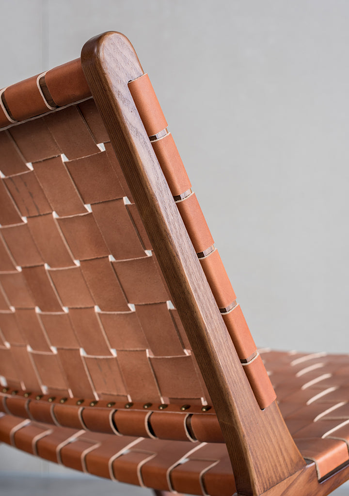Chaise Lounge Maans en simili cuir - Fainko