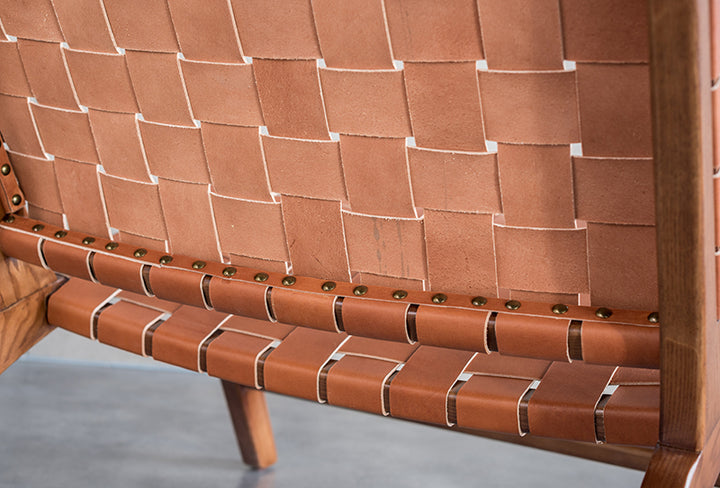 Chaise Lounge Maans en simili cuir - Fainko
