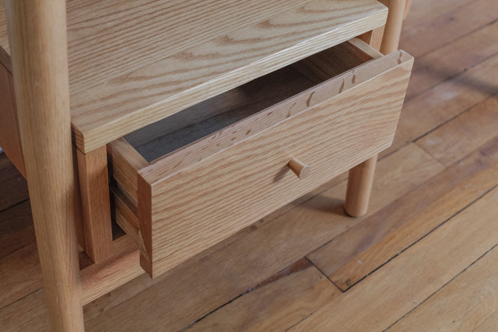 Table chevet en bois de chêne Yakoo - Fainko